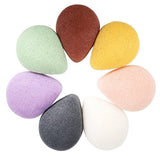 Maxbell Facial Wash Pad Makeup Remover Clean Sponge Exfoliator Scrub Turmeric Yellow