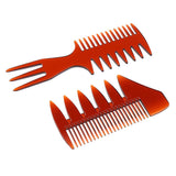 Maxbell Double-sided Hair Stylists Professional Styling Combs for All Hair Types - 2 Styles - Aladdin Shoppers