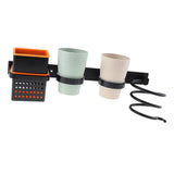 Max Wall Mount Hair Dryer Holder Shelf Hanger Straightener Comb Organizer Set