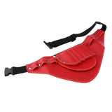 Max PU Salon Hair Cut Scissors Shears Combs Clips Tools Holster Bag Holder Red
