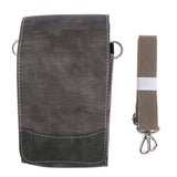 Max PU Barber Scissor Shear Comb Clip Tools Holder Pouch Waist Bag Gray