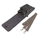 Max PU Barber Scissor Shear Comb Clip Tools Holder Pouch Waist Bag Gray