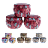 Max 3Pcs DIY Candle Making Tins Jars Metal Tea Candy Cosmetic Storage Case Pot A