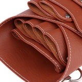 Max PU Hairdressing Hair Cutting Scissors Shears Tools Holster Bag 20x12cm Brown