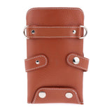 Max PU Hairdressing Hair Cutting Scissors Shears Tools Holster Bag 20x12cm Brown