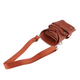 Max PU Hairdressing Hair Cutting Scissors Shears Tools Holster Bag 20x12cm Brown