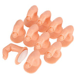 Max Display Training Practice Fake Finger Model for Acrylic Gel Nail Art 10Pcs A