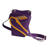 Max PU Hairdressing Hair Cutting Scissors Shears Haircut Tools Holster Bag Purple