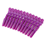 Maxbell 12x Salon Hair Clips Barber Hairdressing Sectioning Clamps Hairpins Purple - Aladdin Shoppers