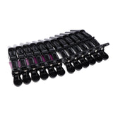 Maxbell 12x Salon Hair Clips Barber Hairdressing Sectioning Clamps Hairpins Black - Aladdin Shoppers