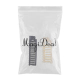 Maxbell 2Pcs PVC Double Head Portable Folding Comb Compact Pocket Travel Combs C - Aladdin Shoppers
