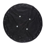 Max Leather Removable Bar Stool Replacement Cushion Round Standard Chair Seat Black