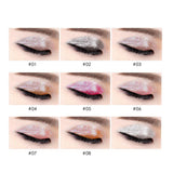 Maxbell Pack of 8 Fashion Makeup Eyeshadow Liquid Pearlescent Shiny Fast-dry Lasting Eye Shadow for Lip,Face,Eyes,Cheek and Body