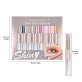 Maxbell Pack of 8 Fashion Makeup Eyeshadow Liquid Pearlescent Shiny Fast-dry Lasting Eye Shadow for Lip,Face,Eyes,Cheek and Body