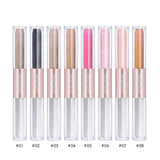Maxbell Pack of 8 Fashion Makeup Eyeshadow Liquid Pearlescent Shiny Fast-dry Lasting Eye Shadow for Lip,Face,Eyes,Cheek and Body