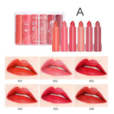 Max Maxb Lipsticks Set 6 Color Moisturizing Matte Lip Gloss Waterproof Long Lasting A