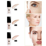 Maxbell 3 Shades Corrector Concealer Liquid Foundation BB Cream Eye Face Contours 01