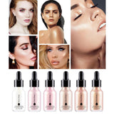 Maxbell Portable Beauty Contour Liquid Eyeshadow Shimmer Highlight dropper bottle 01