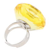 Maxbell 2-in-1 Crystal Ring Pigment Cup Adhesive Holder Lash Extension Tools Yellow