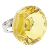 Maxbell 2-in-1 Crystal Ring Pigment Cup Adhesive Holder Lash Extension Tools Yellow