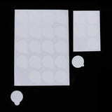 Maxbell 2Pcs Disposable Eyelash Extension Safe Adhesive Holder Pallet Sticker Pads L