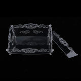 Maxbell Pro Cosmetic Storage Makeup Holder Display Rack 2 Large Slots Transparent
