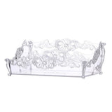 Maxbell Pro Cosmetic Storage Makeup Holder Display Rack 2 Large Slots Transparent