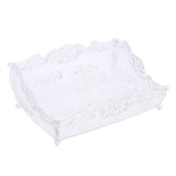 Maxbell Pro Cosmetic Storage Makeup Holder Display Rack 2 Large Slots Transparent