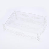 Maxbell Pro Cosmetic Storage Makeup Holder Display Rack 2 Large Slots Transparent