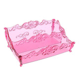 Maxbell Pro Cosmetic Storage Makeup Holder Display Rack 2 Large Slots Raspberry Red
