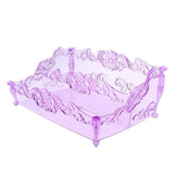 Maxbell Pro Cosmetic Storage Makeup Holder Display Rack 2 Large Slots Purple