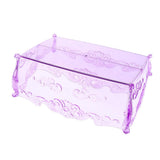 Maxbell Pro Cosmetic Storage Makeup Holder Display Rack 2 Large Slots Purple
