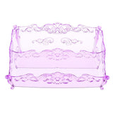 Maxbell Pro Cosmetic Storage Makeup Holder Display Rack 2 Large Slots Purple