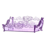 Maxbell Pro Cosmetic Storage Makeup Holder Display Rack 2 Large Slots Purple