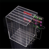 Max 5x False Grafting Eyelashes Display Stand Rack Storage Case with 2 Drawers