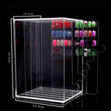 Max 5x False Grafting Eyelashes Display Stand Rack Storage Case with 2 Drawers