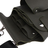 Max PU Hairdressing Haircut Scissors Shears Combs Tools Holster Bag Dark Green