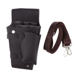 Max PU Hairdressing Haircut Scissors Shears Combs Tools Holster Bag Dark Brown