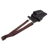 Max PU Hairdressing Haircut Scissors Shears Combs Tools Holster Bag Dark Brown