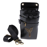 Max Hair Scissors Beard Mustache Shears Bag Pet Hairdressing Tools Holster Black