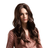 Max 24 inch Natural Synthetic Long Curly Wigs for Women Cosplay Middle Part Wig