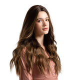 Max 26 inch Natural Synthetic Long Curly Wigs for Women Cosplay Middle Part Wig