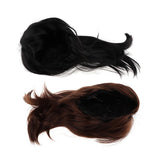 Maxbell Women Wigs Breathable Short Straight Hairpieces Synthetic Cosplay Wig Brown