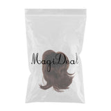 Maxbell Women Wigs Breathable Short Straight Hairpieces Synthetic Cosplay Wig Brown