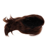 Maxbell Women Wigs Breathable Short Straight Hairpieces Synthetic Cosplay Wig Brown