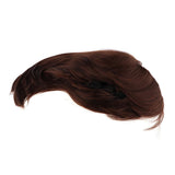 Maxbell Women Wigs Breathable Short Straight Hairpieces Synthetic Cosplay Wig Brown