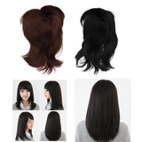 Maxbell Women Wigs Breathable Short Straight Hairpieces Synthetic Cosplay Wig Brown
