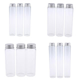 Max Maxb 3pcs Durable Glass Empty Lotion Bottles With Aluminum Caps 180ml