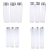 Max Maxb 3pcs Durable Glass Empty Lotion Bottles With Aluminum Caps 180ml