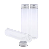 Max Maxb 3pcs Durable Glass Empty Lotion Bottles With Aluminum Caps 120ml